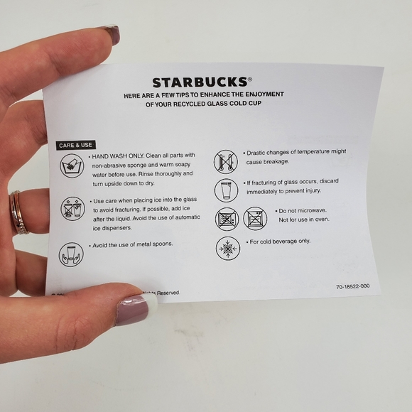 Starbucks Reserve • Glass Tumbler - Picture 8 of 8